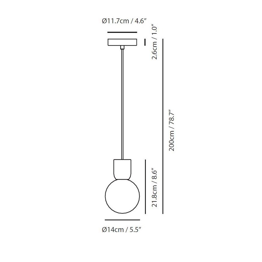 Castle Glo Suspension Dimensions