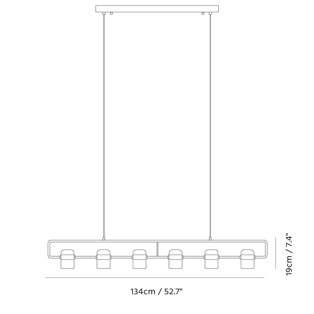 Ling Linear Suspension Dimensions