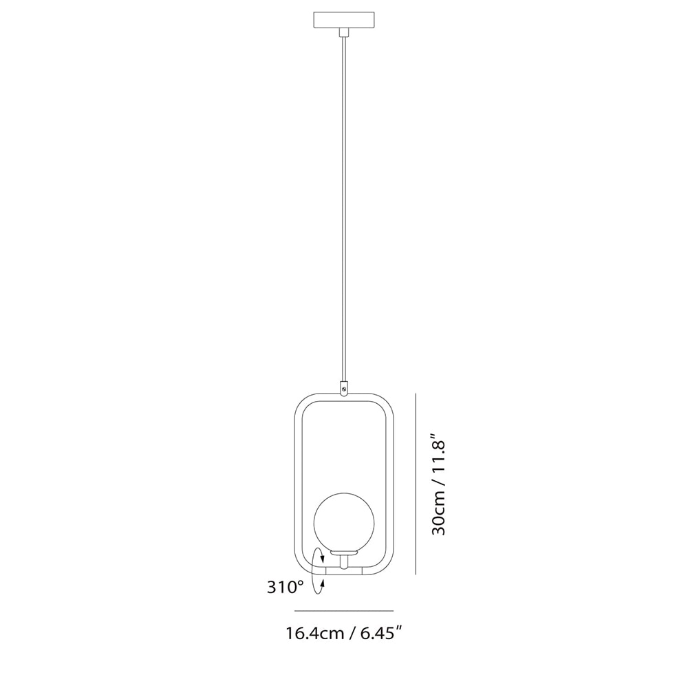 Sircle Suspension Dimensions