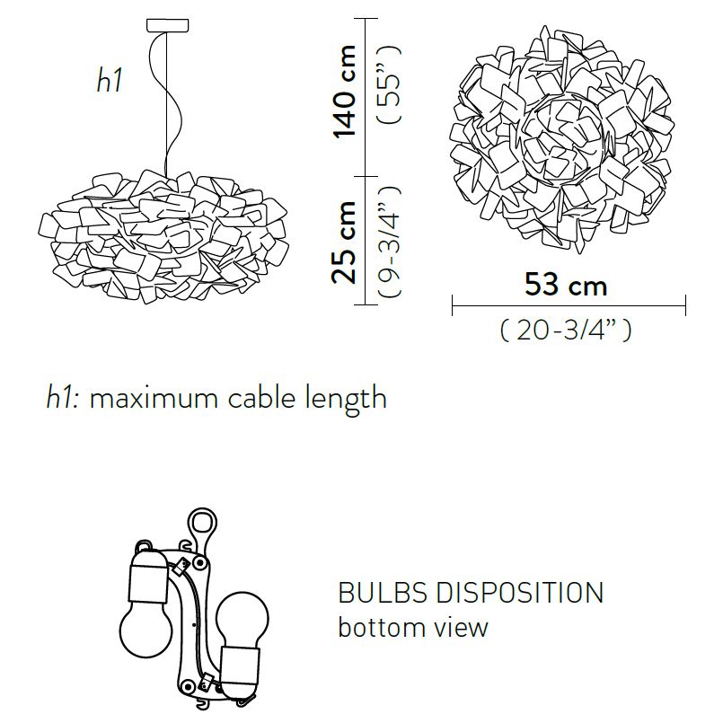 Clizia Mama Non Mama Suspension Dimensions