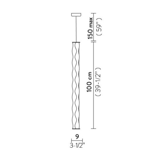 Hugo Vertical Suspension Dimensions