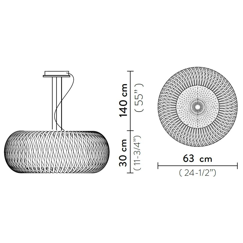 Kalatos Suspension Dimensions