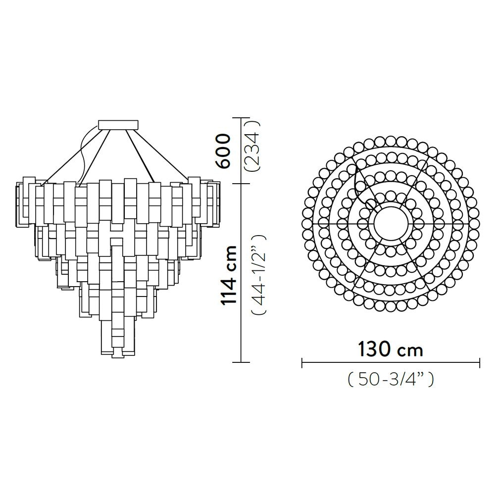 La Lollona 5 Suspension Dimensions