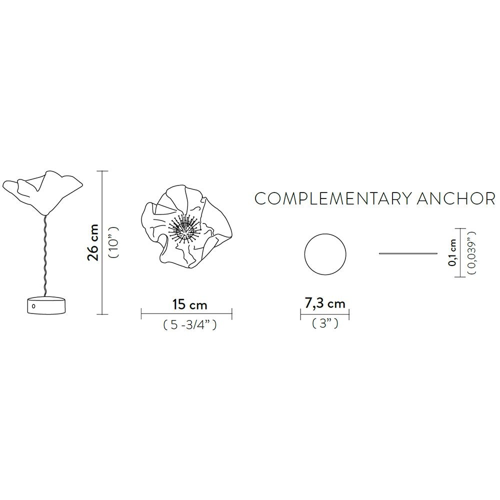 LaFleur Battery Portable Table Dimensions