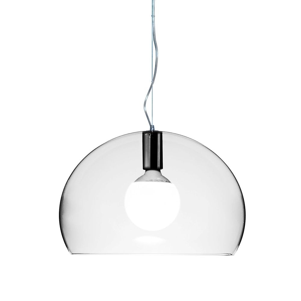 Small FL/Y Suspension Transparent - Kartell | Dome Shade