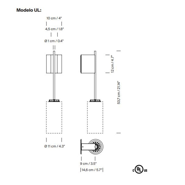Cirio Wall Dimensions
