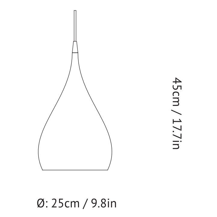 Spinning BH1 Suspension Dimensions