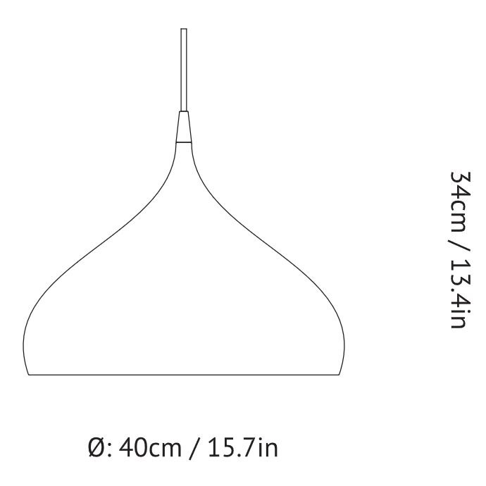 Spinning BH2 Suspension Dimensions