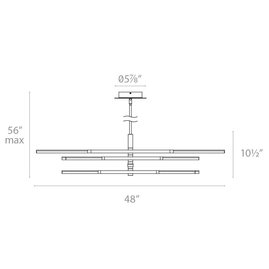 Stacked Suspension Dimensions