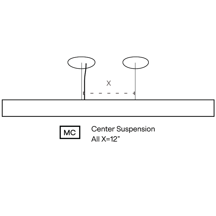 Treeline Direct Suspension Stickbulb Linear Suspension Lights USA