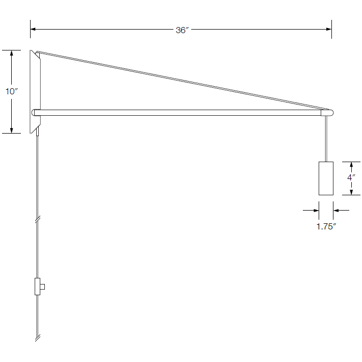 Crane Light Wall Dimensions