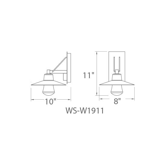 Suspense Outdoor Wall Dimensions