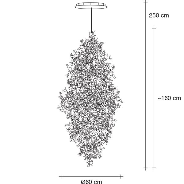 Argent Large Suspension Dimensions