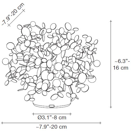 Argent, mon bijou Portable Table Dimensions