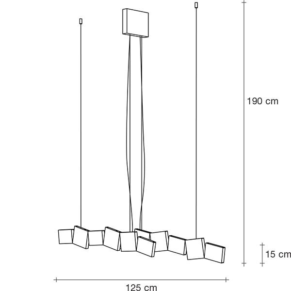 Gaia 2 Pendant Suspension Dimensions