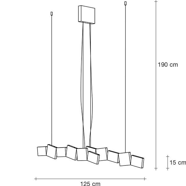 Gaia 2 Pendant Suspension Dimensions