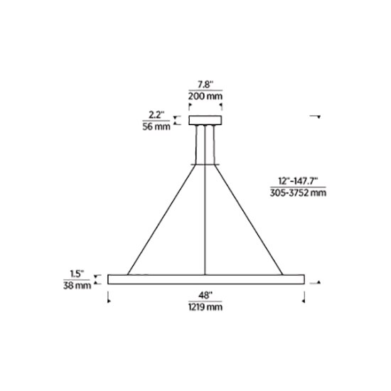 Fiama 48 Suspension Dimensions