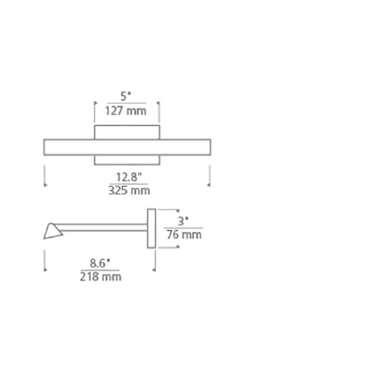 Dessau Picture Light Wall Dimensions