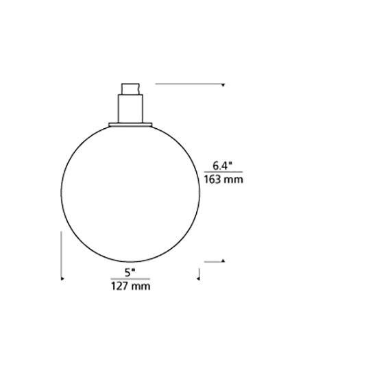 Gambit 7-Light Suspension Dimensions