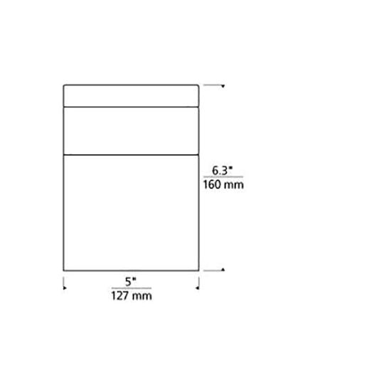 Manette Small Flush Mount Ceiling Dimensions