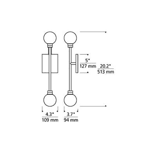 Mara Wall Dimensions