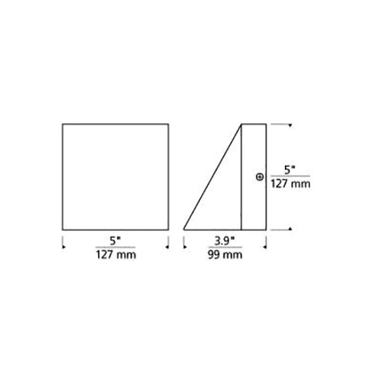 Pitch Single Outdoor Wall Dimensions