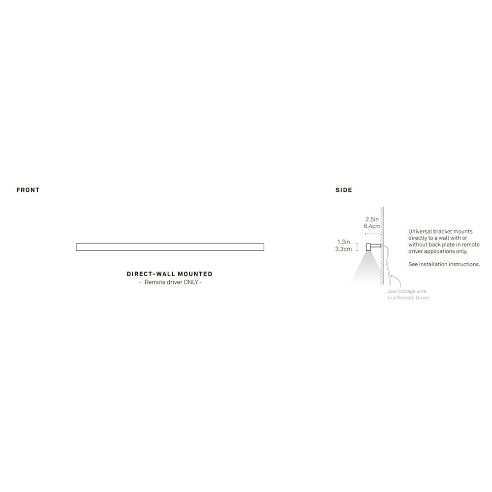 Ray Sconce 3ft Wall Dimensions