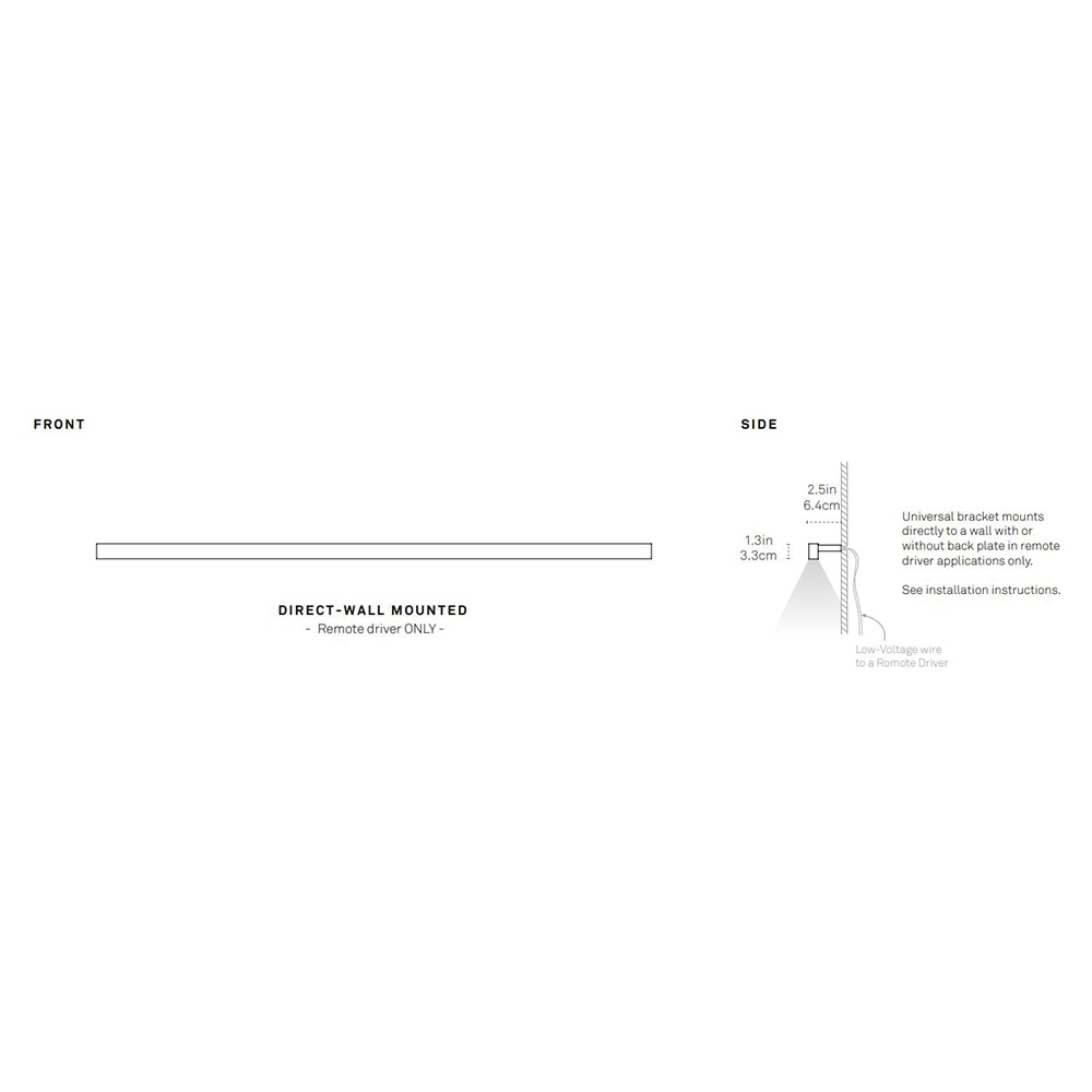 Ray Sconce 4ft Wall Dimensions