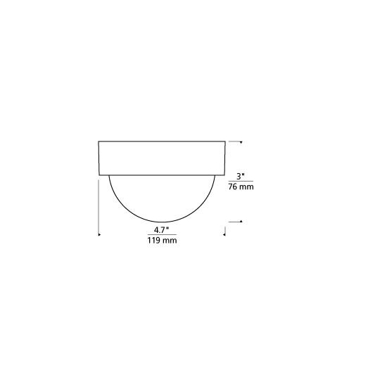 Sphere Flush Mount Ceiling Dimensions