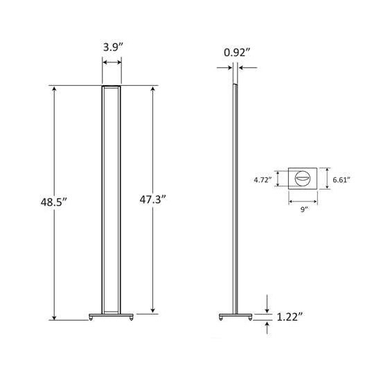 Tono Floor Dimensions