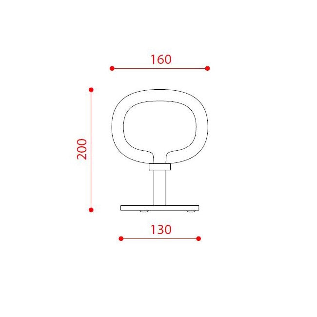 Nabila Side Table Dimensions