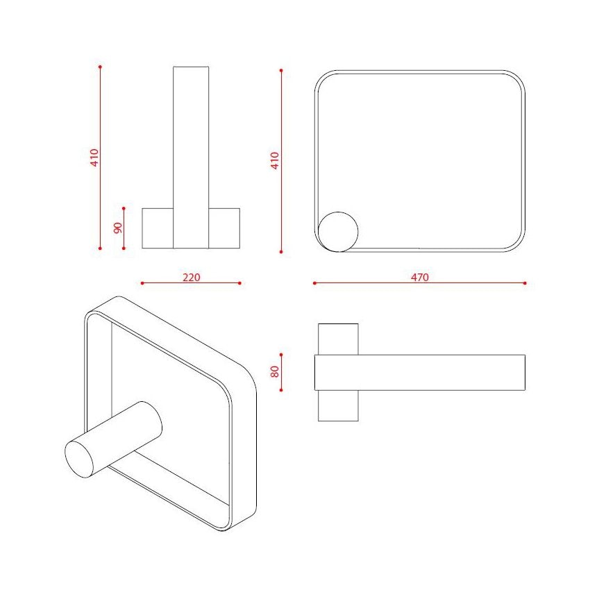 Nastro Square Table Dimensions