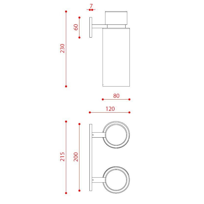 Osman Double Recessed Wall Dimensions