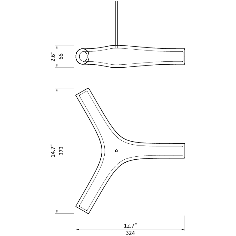 Carbon Suspension Dimensions