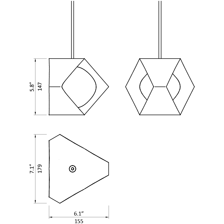 Helium Suspension Dimensions