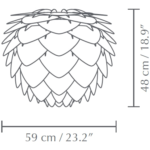 Aluvia Suspension Dimensions