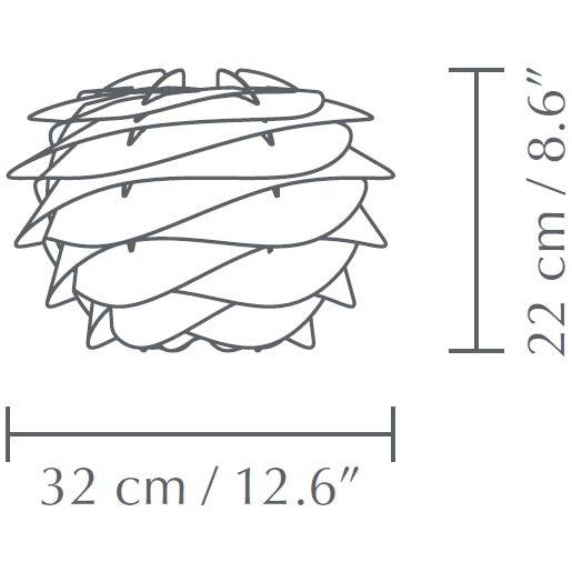 Carmina Mini Champagne Table Dimensions