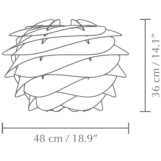 Carmina Suspension Dimensions