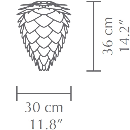 Conia Mini Suspension Dimensions