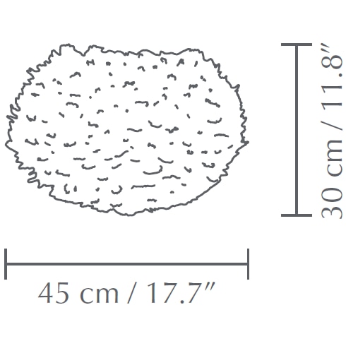 Eos Medium Tripod Table Dimensions