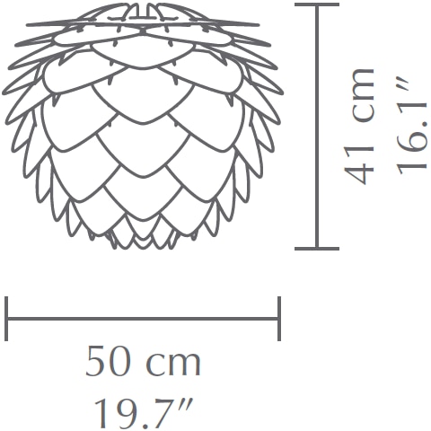 Silvia Tripod Floor Dimensions