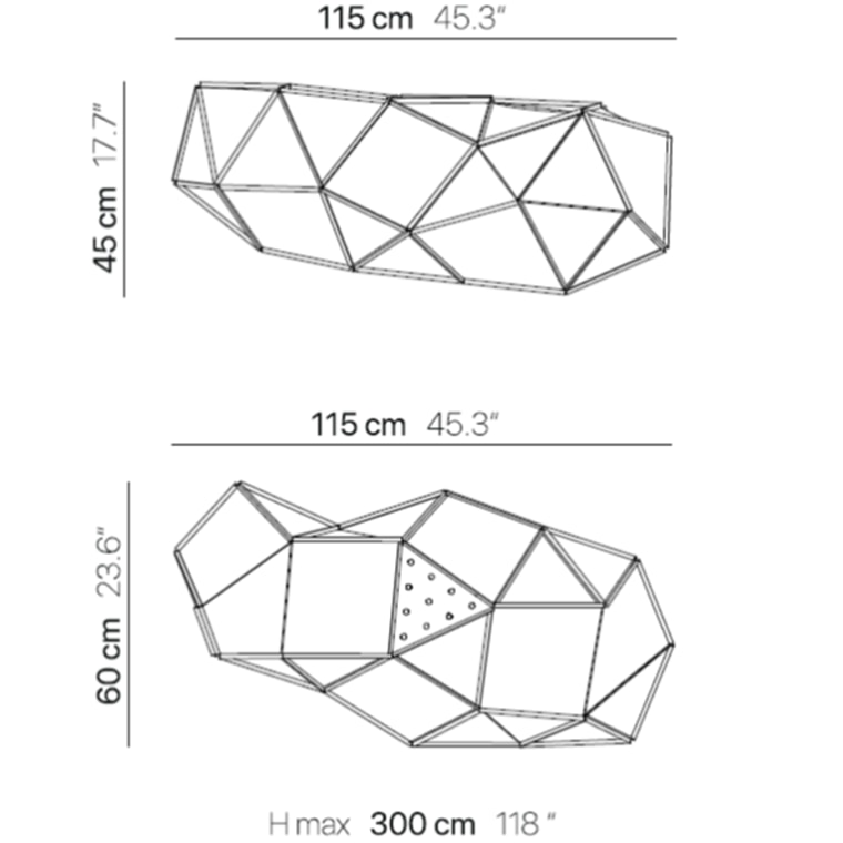 Fold Jade Pendant Suspension Dimensions