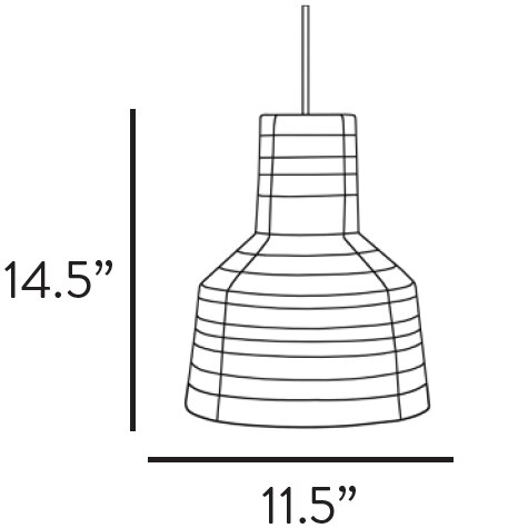 Section Pendant Suspension Dimensions