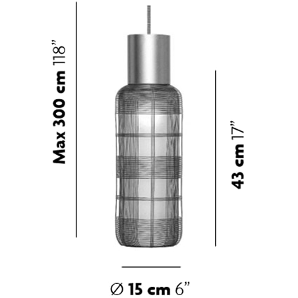 Slim Pendant Suspension Dimensions