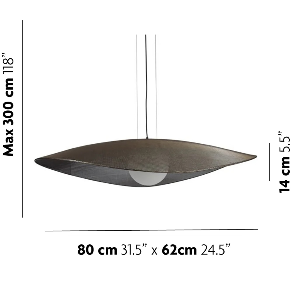 Volo Pendant Suspension Dimensions
