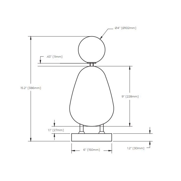 Nancie Table Dimensions