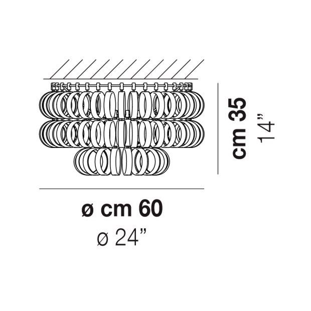 Ecos PL 60A Ceiling Dimensions