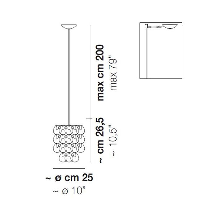 Mini Giogali SP 25 Suspension Dimensions