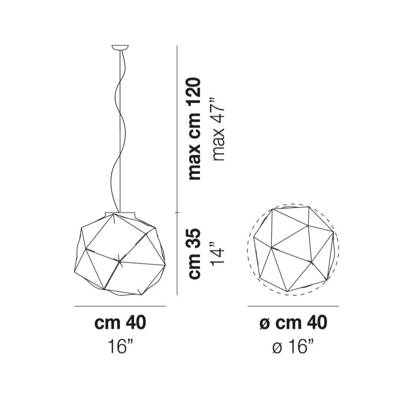 Semai SP M Suspension Dimensions