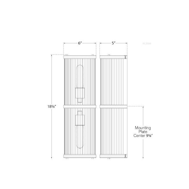 Allen Medium Linear Wall Dimensions